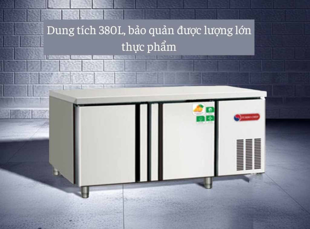 Bàn mát inox 2 cánh 1.5m Turbo Chef TCUR5 - Hàng chính hãng