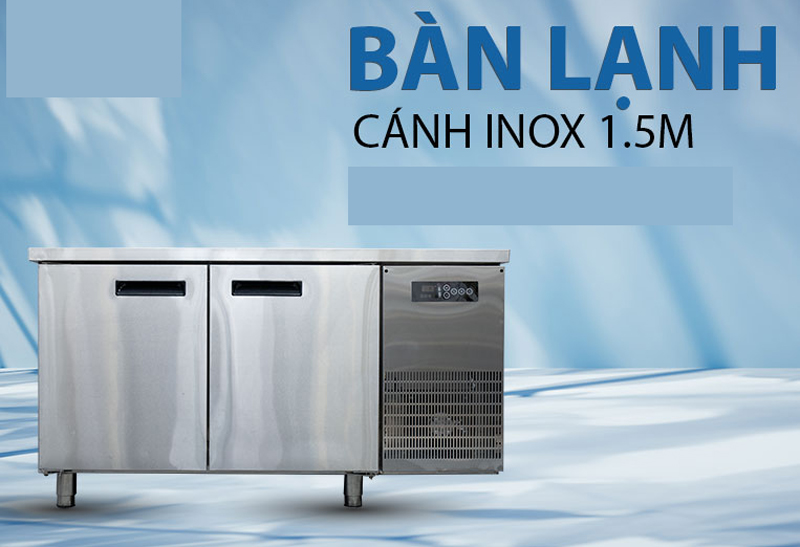 Bàn lạnh inox 2 cánh Fushima FSM-BLCIQ 1.5 - Hàng chính hãng