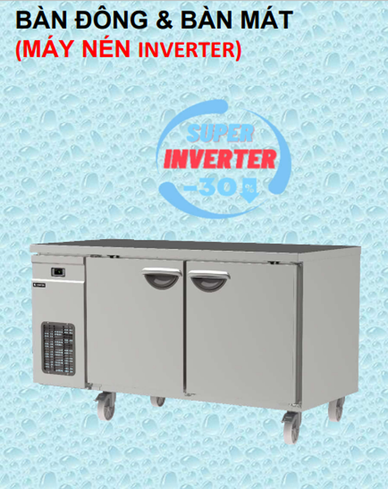 Bàn mát 2 cánh Sanden SCR3-1500I - Hàng chính hãng