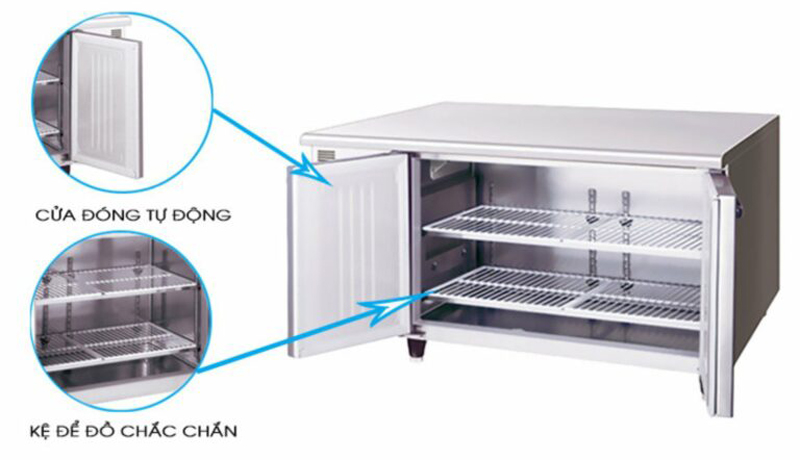 Bàn mát 2 cánh Hoshizaki RT-158MA-S - Hàng chính hãng