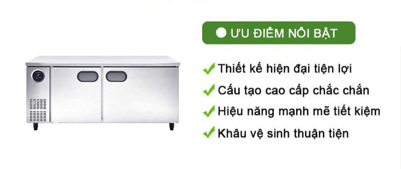 Bàn mát inox công nghiệp Starion SR-T18EIEA - Hàng chính hãng