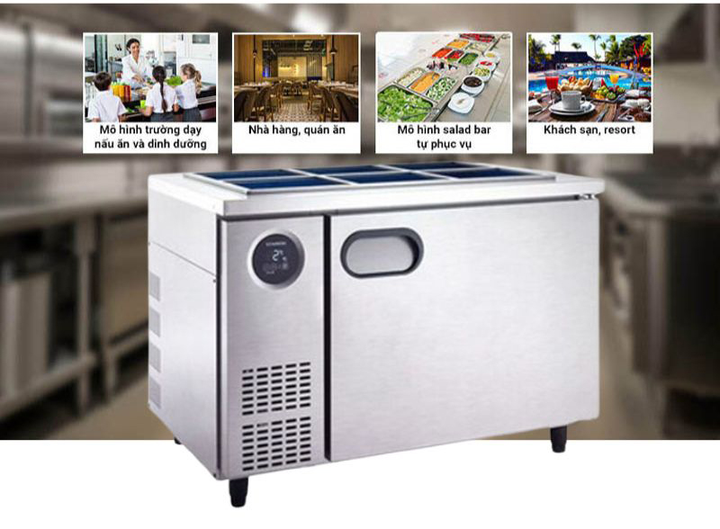 Bàn mát bảo quản Salad Starion SR-V12EIEA - Hàng chính hãng