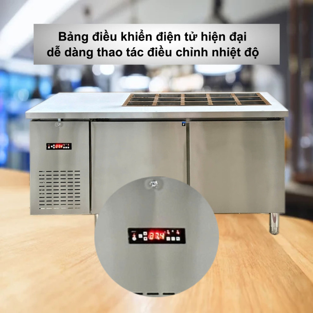 Bàn salad 1.5m Lightcool BL-1500 294L - Hàng chính hãng