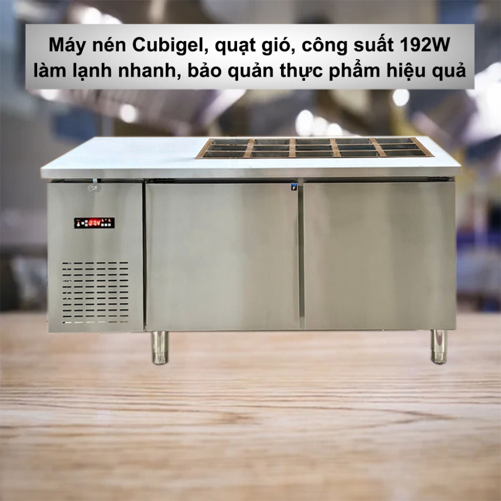 Bàn salad 1.5m Lightcool BL-1500 294L - Hàng chính hãng