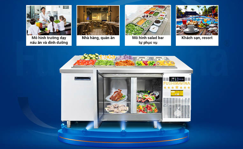 Sản phẩm này được nhiều nhà hàng, quán ăn, cơ sở kinh doanh ăn uống lựa chọn để trưng bày các món ăn