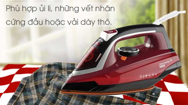 Bàn ủi hơi nước Điện Quang ĐQ SI01-2248-RBL - Hàng chính hãng