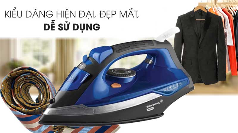 Bàn ủi hơi nước Điện Quang ĐQ SI02-2238-BBL - Hàng chính hãng