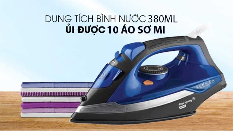 Bàn ủi hơi nước Điện Quang ĐQ SI02-2238-BBL - Hàng chính hãng