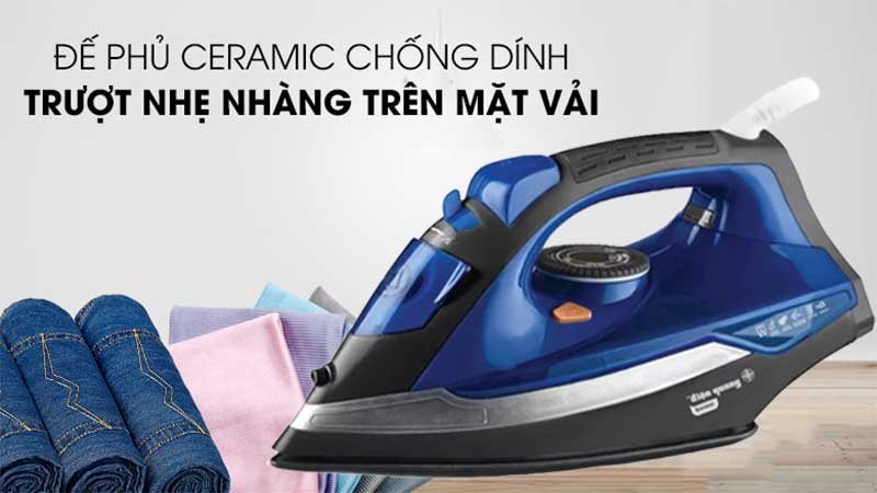 Bàn ủi hơi nước Điện Quang ĐQ SI02-2238-BBL - Hàng chính hãng