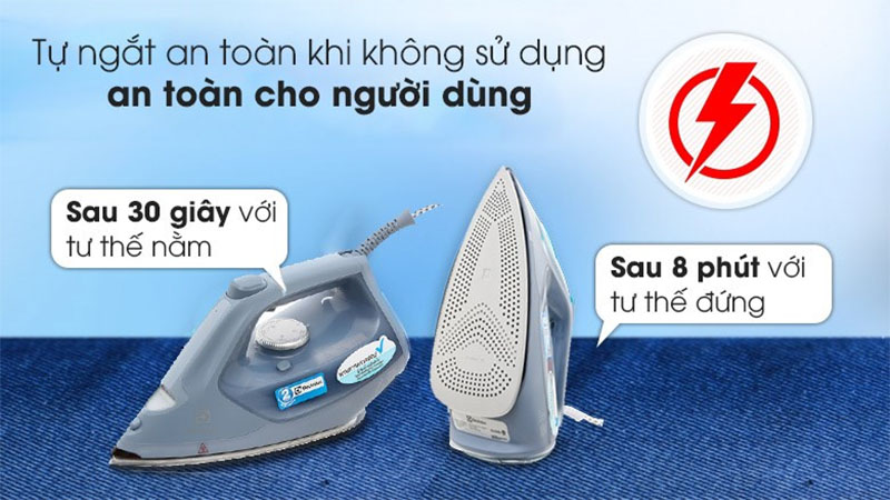 Bàn là hơi nước Electrolux E7SI1-80DB - Hàng chính hãng