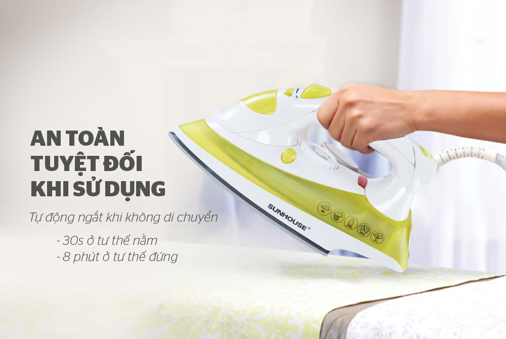Bàn ủi hơi nước Sunhouse SHD2067 - Hàng chính hãng