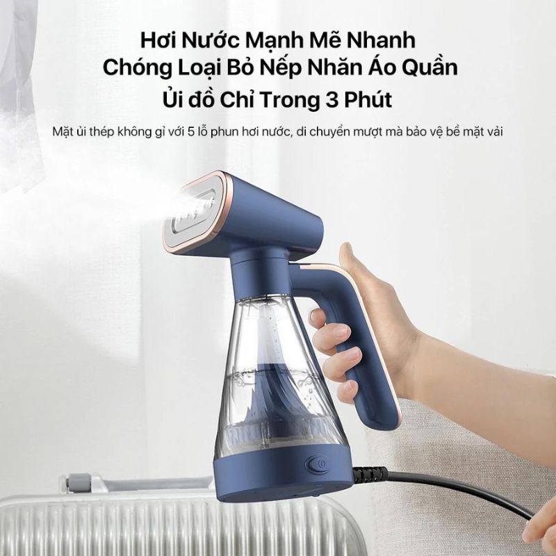 Bàn ủi hơi nước cầm tay Deerma GT10W - Hàng chính hãng