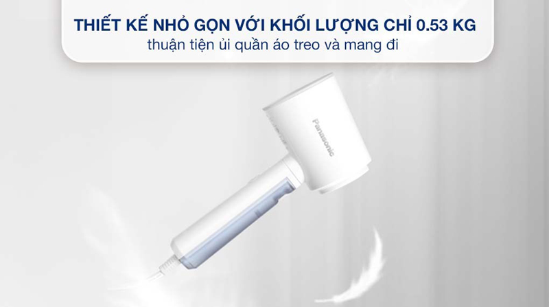 Bàn ủi hơi nước cầm tay Panasonic NI-GHD015WRA  - Hàng chính hãng