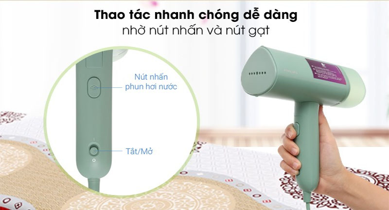 Bàn ủi hơi nước cầm tay Philips STH3010/70 - Hàng chính hãng