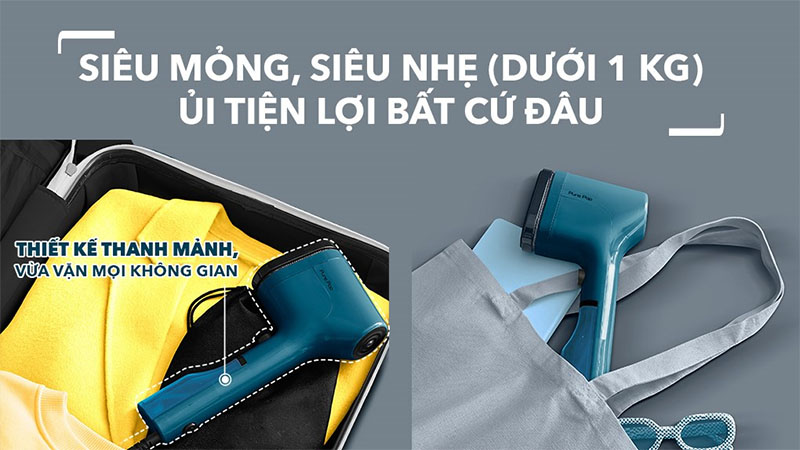 Bàn ủi hơi nước cầm tay Tefal DT2020E1 - Hàng chính hãng