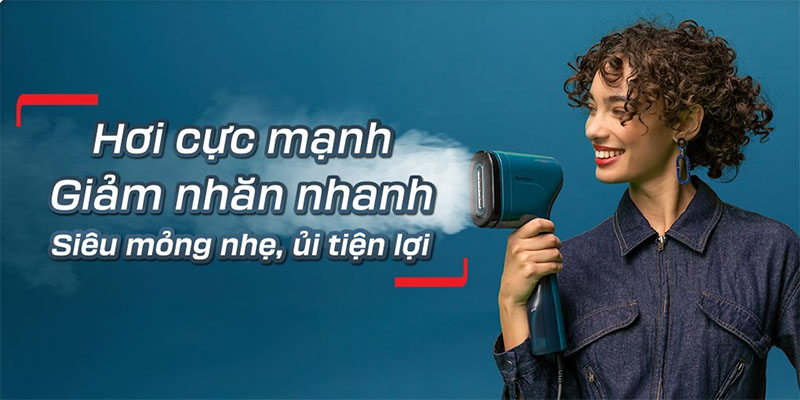 Bàn ủi hơi nước cầm tay Tefal DT2020E1 - Hàng chính hãng