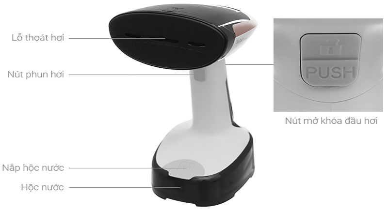 Bàn là hơi nước cầm tay Tefal DT3030E0 - Hàng chính hãng