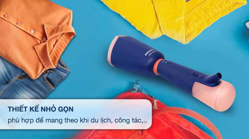 Thiết kế kiểu dáng nhỏ gọn, dễ dàng mang theo sử dụng mọi nơi