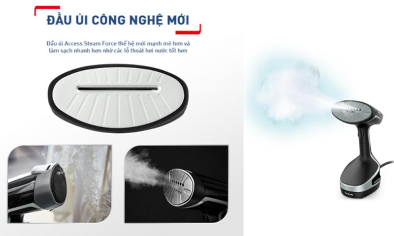 Bàn ủi hơi nước cầm tay Tefal DT8230E1 - Hàng chính hãng