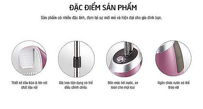 Bàn ủi hơi nước đứng Lock&Lock ENI211 - Hàng chính hãng