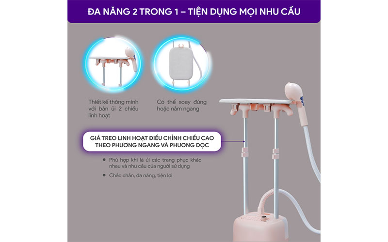 Bàn ủi hơi nước đứng BlueStone GSB-3955 - Hàng chính hãng