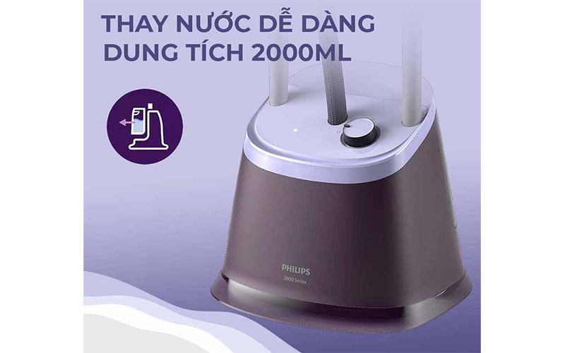 Bàn ủi hơi nước đứng Philips STE3160/30 - Hàng chính hãng