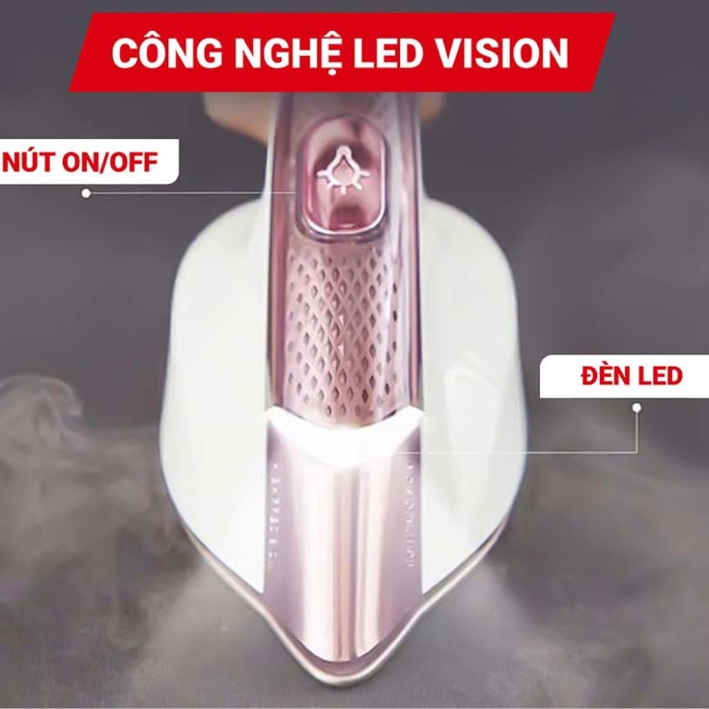 Công nghệ LED Vision, hổ trợ chiếu sáng thông minh, ủi hết nếp nhăn