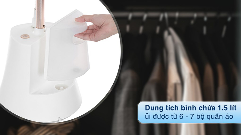 Bàn ủi hơi nước đứng Panasonic NI-GSG060WRA - Hàng chính hãng