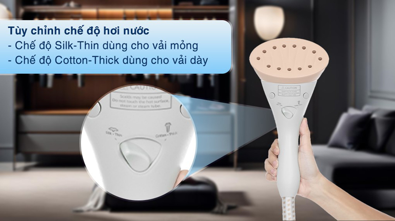 Bàn ủi hơi nước đứng Panasonic NI-GSG060WRA - Hàng chính hãng