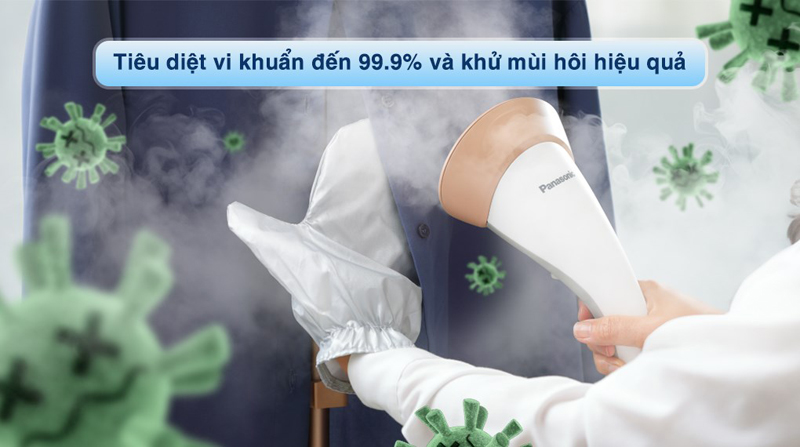 Bàn ủi hơi nước đứng Panasonic NI-GSG060WRA - Hàng chính hãng