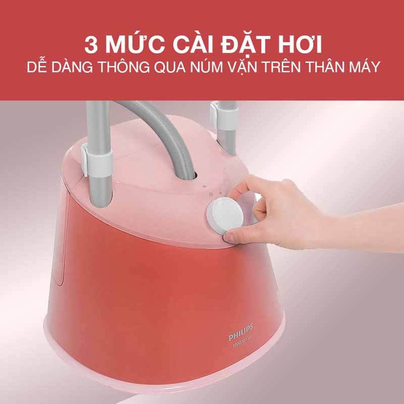 Bàn ủi hơi nước đứng Philips STE1020/40 - Hàng chính hãng