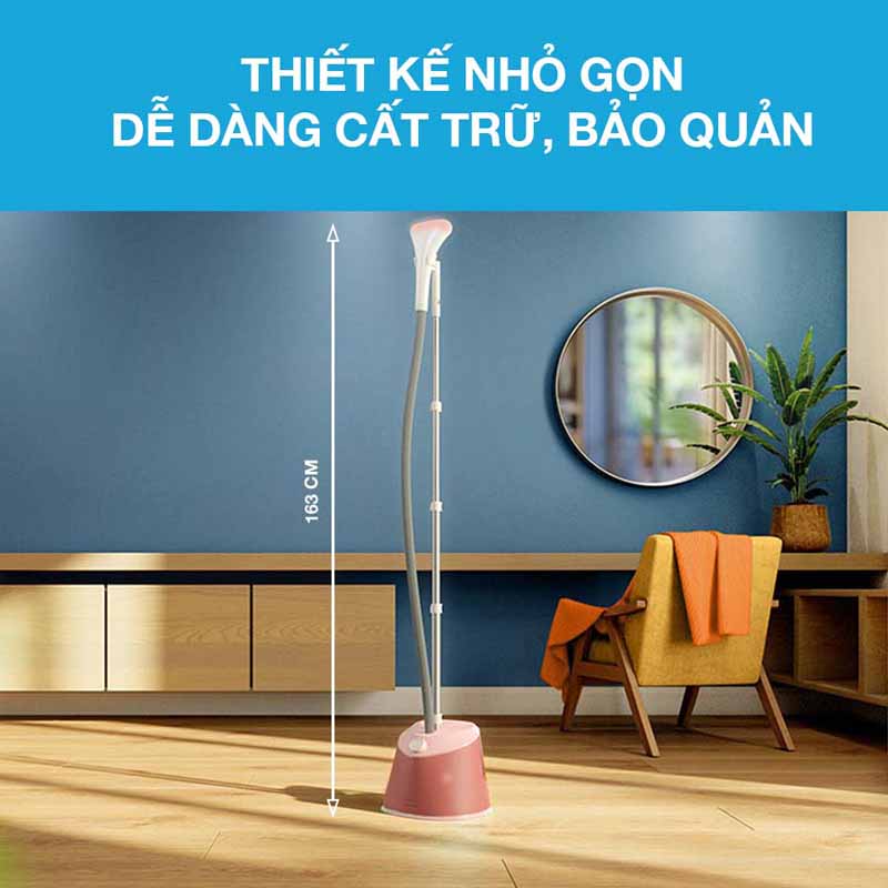 Bàn ủi hơi nước đứng Philips STE1020/40 - Hàng chính hãng