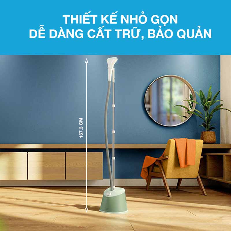 Bàn ủi hơi nước đứng Philips STE1010/70 - Hàng chính hãng