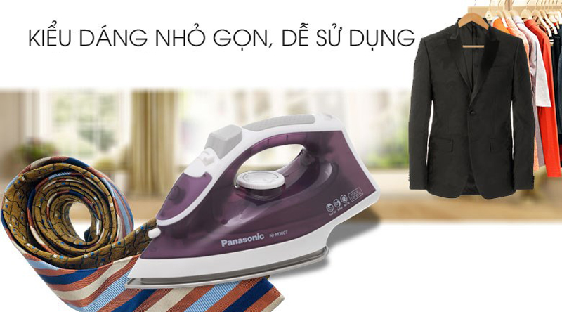 Bàn ủi hơi nước Panasonic NI-M300TVRA - Hàng chính hãng