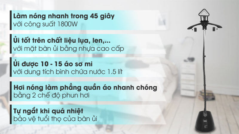 Bàn ủi hơi nước đứng Tefal IT2461E0 - Hàng chính hãng