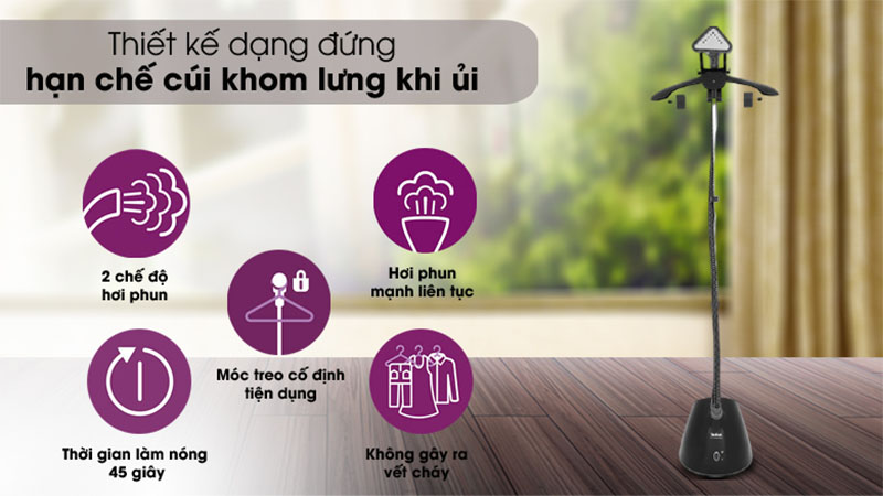 Bàn ủi hơi nước đứng Tefal IT2461E0 - Hàng chính hãng