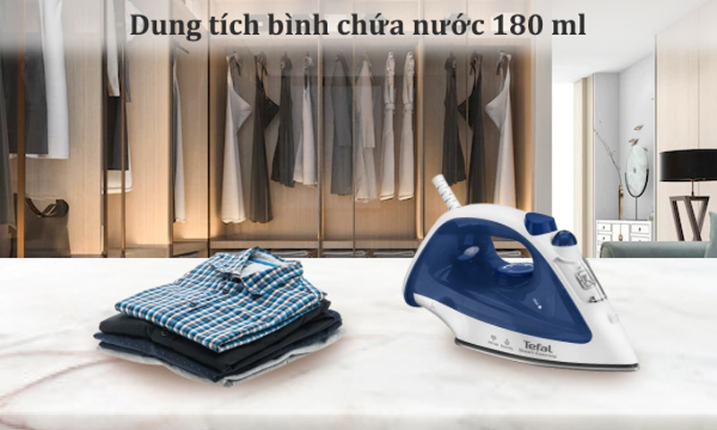 Bàn ủi hơi nước Tefal FV1054L0 - Hàng chính hãng
