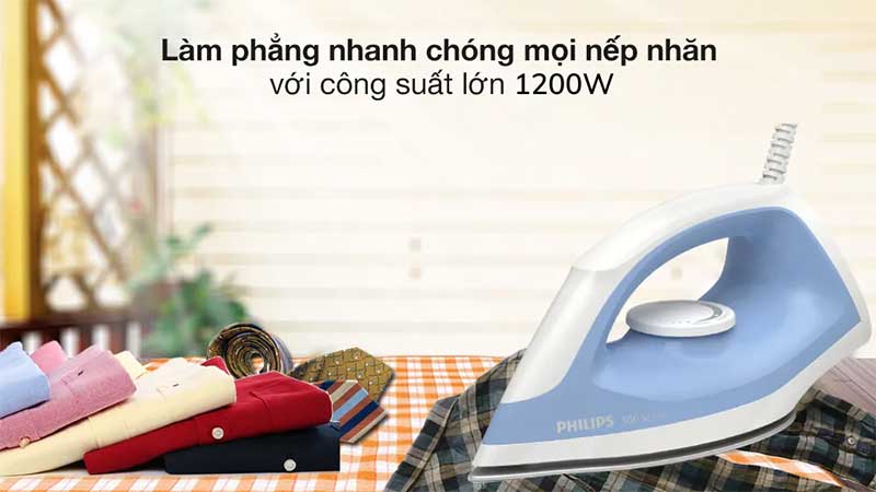 Bàn ủi khô Philips DST0520 - Hàng chính hãng