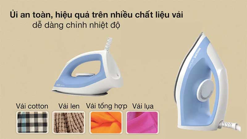 Bàn ủi khô Philips DST0520 - Hàng chính hãng