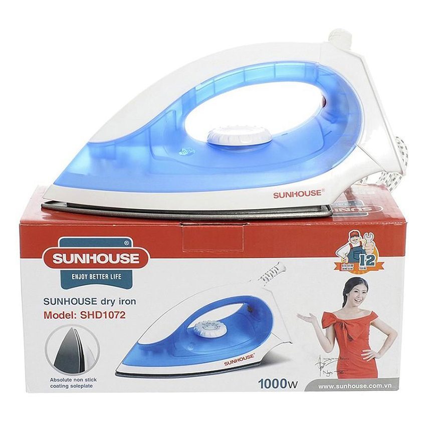 Bàn ủi khô Sunhouse SHD1072 - Hàng chính hãng