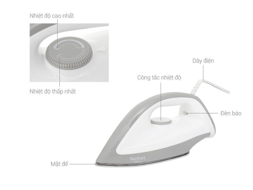 Bàn ủi khô Tefal FS2610L0 - Hàng chính hãng