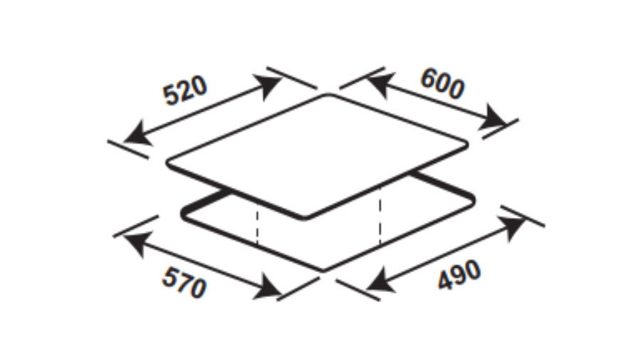 Bếp 3 điện từ hồng ngoại Kaff KF-SQ48QH Plus - Hàng chính hãng