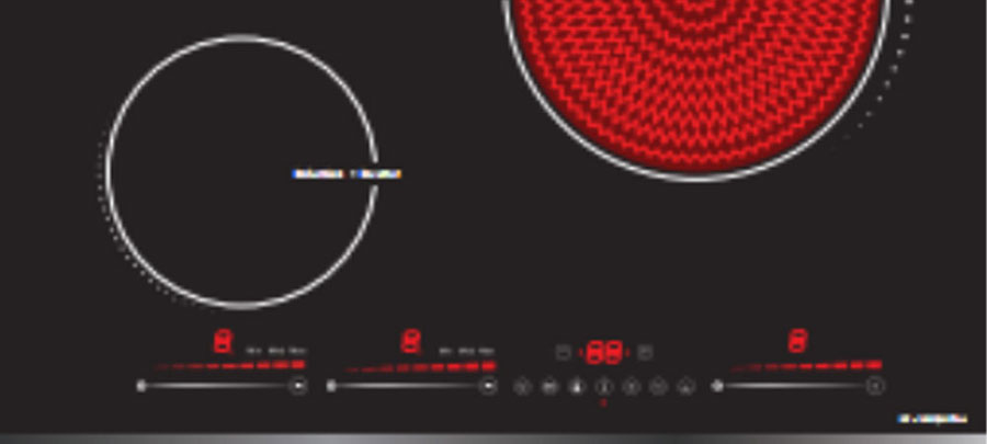 Bếp 3 điện từ hồng ngoại Kaff KF-SQ48QH Plus - Hàng chính hãng