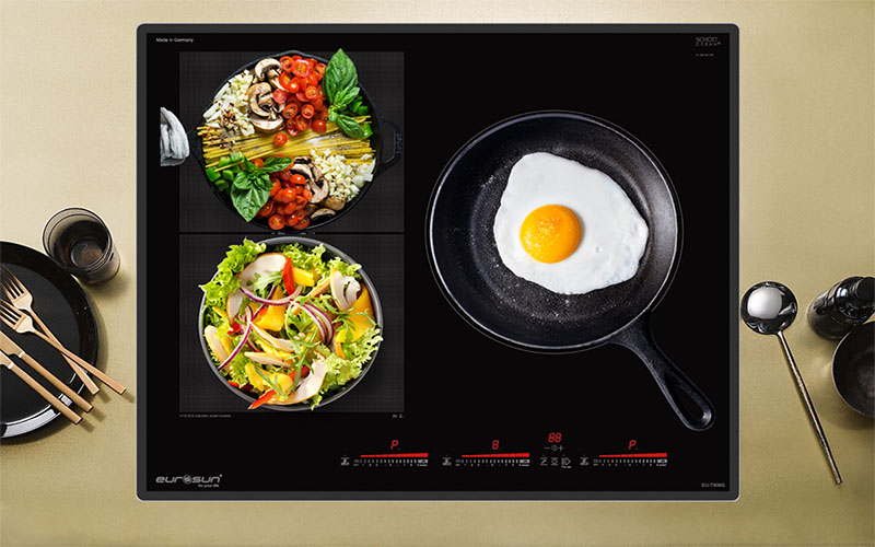 Bếp 3 từ Inverter Eurosun EU-T906G - Hàng chính hãng