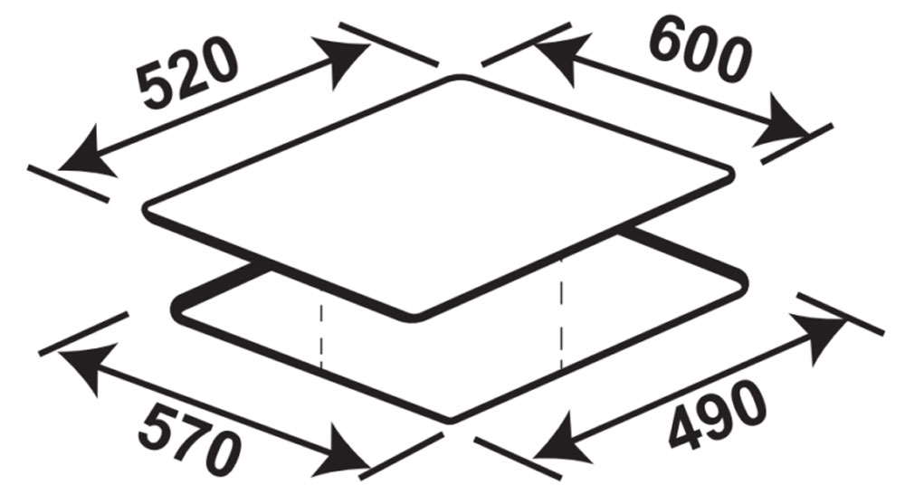 Bếp 3 vùng nấu Kaff KF-HI5468SI (Made in Germany) - Hàng chính hãng
