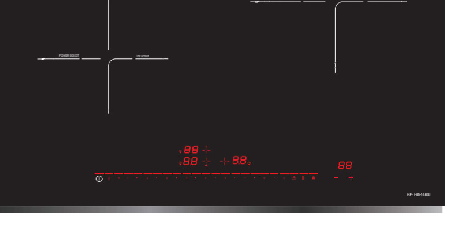 Bếp 3 vùng nấu Kaff KF-HI5468SI (Made in Germany) - Hàng chính hãng