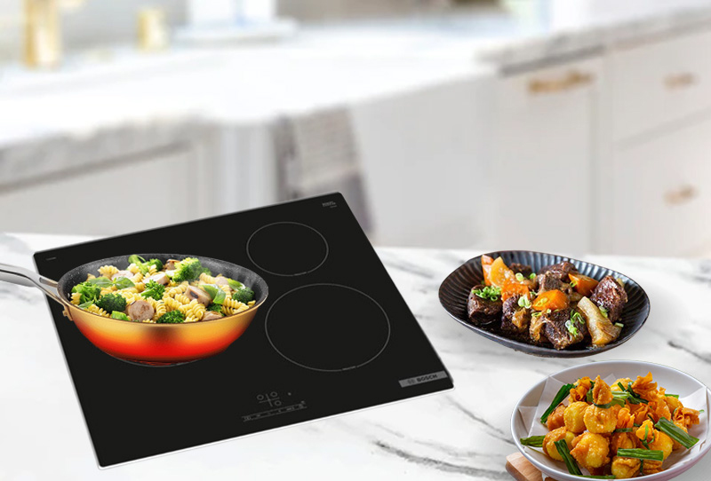 Bếp từ âm 3 vùng nấu Bosch PUC611BB5E - Hàng chính hãng