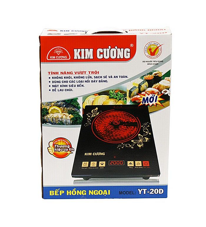 Bếp hồng ngoại cao cấp Kim Cương YT-20DN 