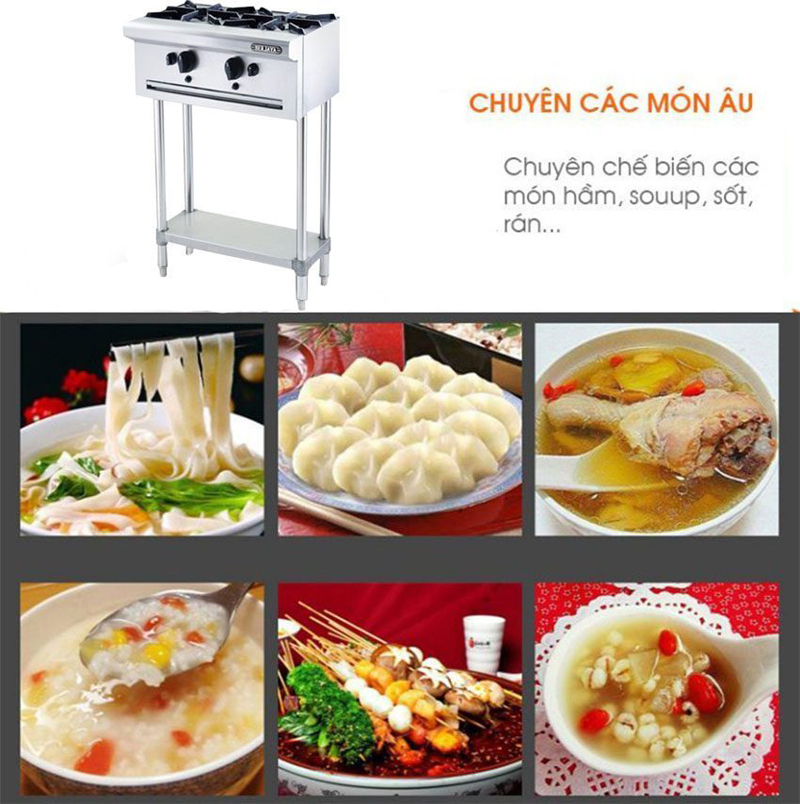 Bếp âu 2 họng gas Berjaya OB2SFS - Hàng chính hãng