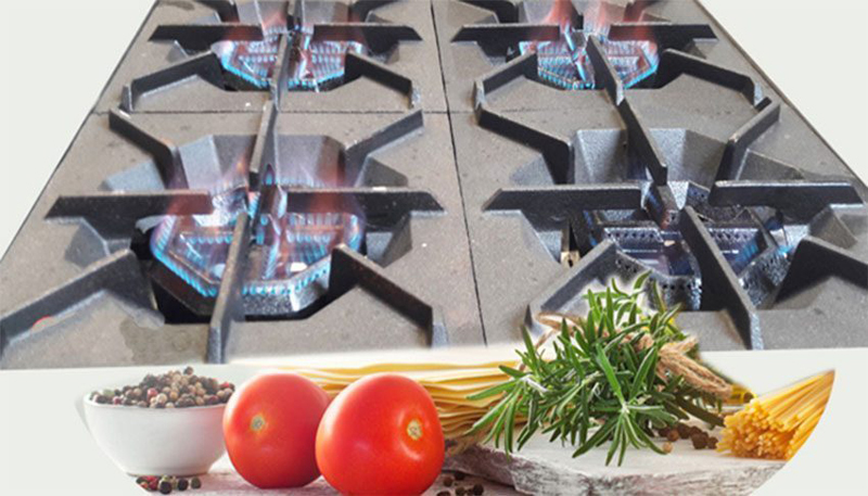 Bếp Âu 4 họng có lò nướng và rán phẳng Berjaya OB4GG1BWO-17 - Hàng chính hãng